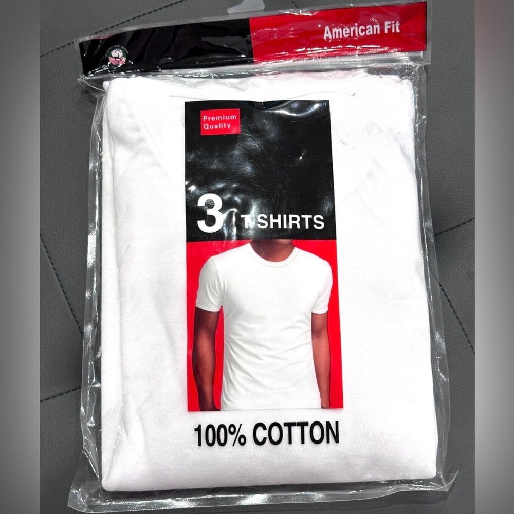 White Cotton T-Shirts - Pack of 3